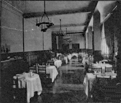 New dining room after renovations. Photo. Retrieved from the New York Herald, Paris, May 25, 1930, p. 20