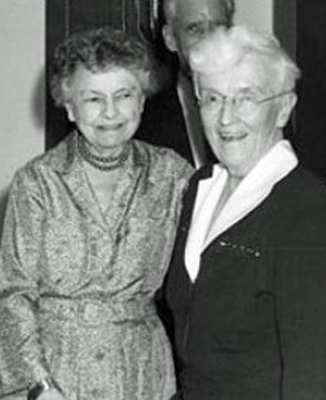 Undated photo of Wright and Goode in their later years (Tignetti)