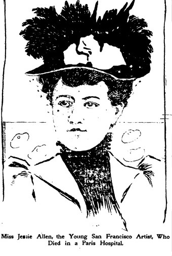 Photo Jessie Allen, San Francisco Chronicle, May 8, 1899, 3