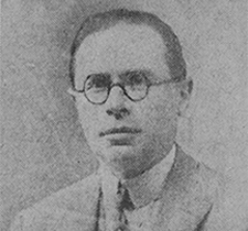 Charly Knight, architect. Photograph retrieved from The Paris Times, May 16, 1926, p. 4