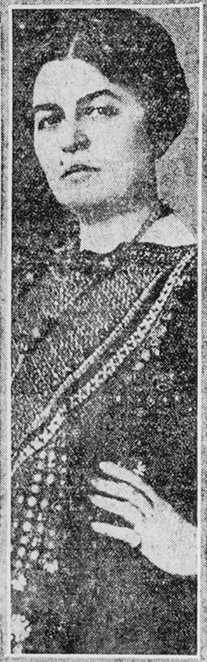 Grace Gassette. Photo. Retrieved from Cincinnati Commercial Tribune, 1917
