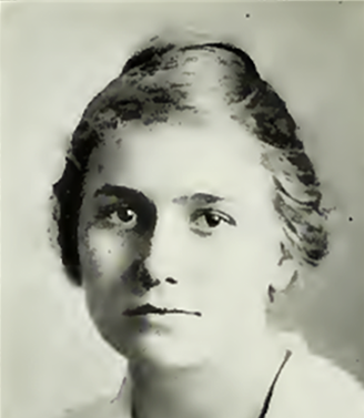 Photo of Dorothy Flagg Leet The Mortarboard: The Yearbook of Barnard College Published by the Class of 1917, vol. 23, p. 157. Barnard digital collections.