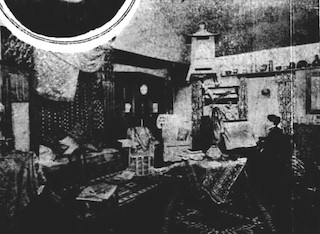 Photo of Blanche Dillaye's studio, Philadelphia Inquirer, January 1, 1899, p.
