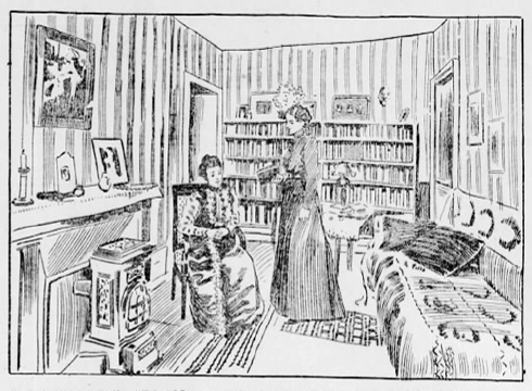 The room of the directress. The Philadelphia Inquirer, 21 January 1900