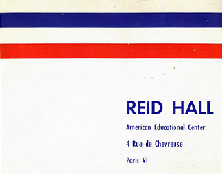 Image from a Reid Hall brochure. Retrieved from the RH archives