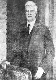 Kate F. Edwards, Portrait of Governor M.B. Wellborn, head of the southern district of the Federal Reserve Bank, ca. 1926, white point. Mayer