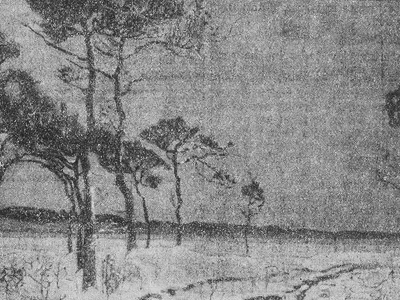 Florence Este, “Winter Landscape,” The New York Herald European edition, February 22, 1903, Supplement p. 1