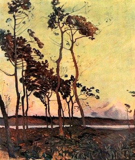 Florence Esté, "La Baie de l'Orme," c. 1911, oil painting. Wikimedia Commons