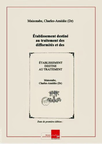 Cover of the Brochure for Maisonabe's Establishment
