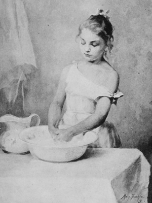 Mary Jett Franklin, “La Toilette,” ca. 1896, oil on canvas. Illustrated catalogue of 1896 Salon de la Société nationale des Beaux-Arts