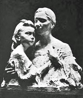 Clara Pfeifer Garret, “Mother and Daughter.” Special Exhibition Catalogue City Art Museum Saint Louis: An exhibition of paintings and sculpture by Saint Louis artists Opening July 2, 1916". Series 1916. No 15.