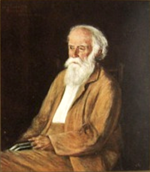 Grace Gassette, "Portrait of John Burroughs, ca. 1912, oil. Lopez Books