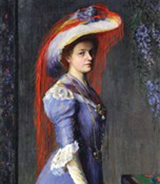 Grace Gassette, Portrait of a Lady, oil on canvas, 1907. Artnet.
