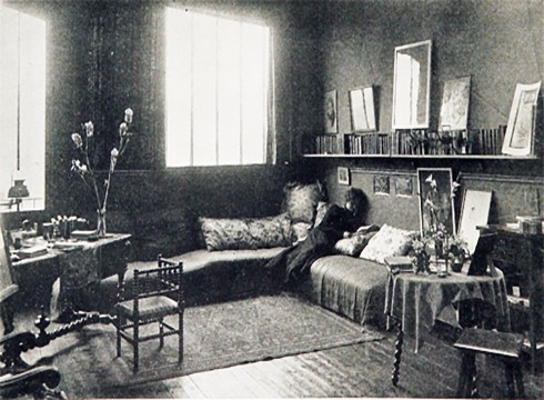 A resident's  studio, 1909. Town & Country
