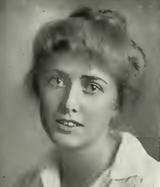 Photo of Helen Leet The Mortarboard: The Yearbook of Barnard College Published by the Class of 1917, vol. 23, p. 157. Barnard digital collections.