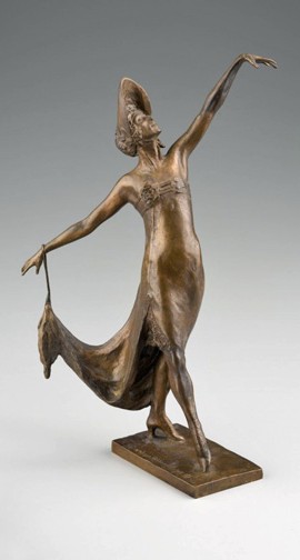 Malvina Hoffman, "La Gavotte," 1915, bronze, Detroit Institute of Art