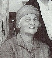 Photo of Elfreda Klamroth, aka Ruano Bogislav, 1940s, from Meher Baba Life & Travels.