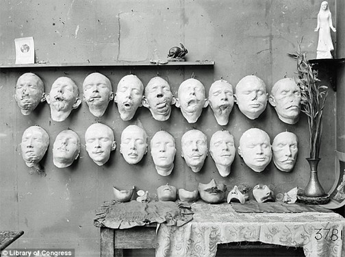 Masks by Anna Coleman Ladd. 1917-1919. Photograph. Library of Congress.