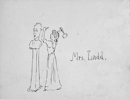 Drawing by Anna Ladd. ca. 1902-1905. Smithsonian Archives of American Art.