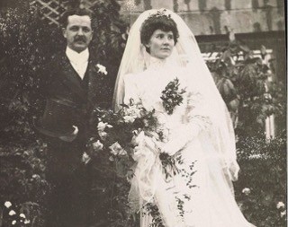 Photograph of Anna Ladd's Marriage. Ladd papers, Smithsonian Archives of American Art