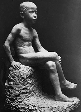 Robert Wlérick, "Le petit landais," 1906 plaster. Roudié 32