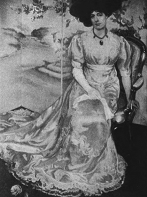 Frances Trumbull Lea, “Portrait of Miss L., ” ca. 1909, oil on canvas. Illustrated catalogue for 1909 Salon de la Societe Nationale de Beaux-Arts. *Thought to be a self-portrait)