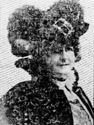 Photo of Mary Fairchild MacMonnies from “St. Louis Woman Honored,” St. Louis Post-Dispatch, February 3, 1901, p.16