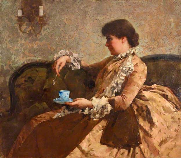 "Mademoiselle Sarah Hallowell," 1886, oil on canvas, Robinson College, University of Cambridge