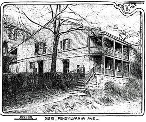 The Maury family's historic home in St. Louis, April 6, 1913. The St. Louis Post-Dispatch