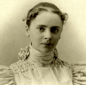 Photograph of Julia Morgan, c. 1896. Kastner