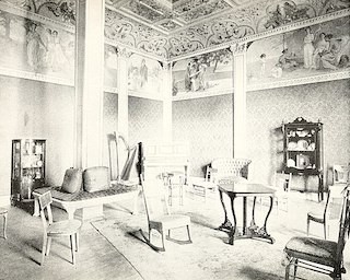 Library at the Columbia Exposition, 1893. Catalogue of the Illinois Women's Exposition Board. Internet Archive