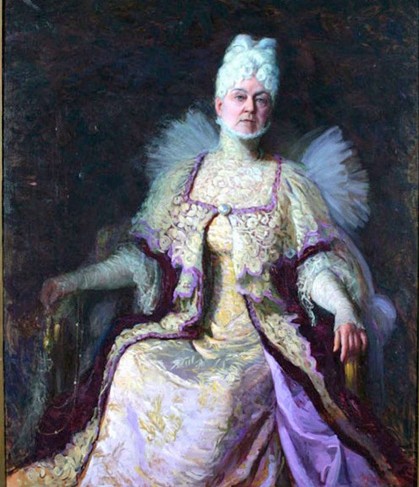 Willie Newman, "Anna Virginia Russell (Mrs. E.W.) Cole," before 1911, oil on canvas. Vanderbilt University
