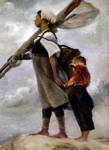 Elizabeth Nourse, “Fisher Girl of Picardy,” 1889, oil on canvas. Smithsonian American Art 
