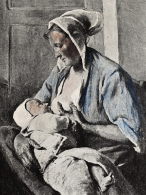 Elizabeth Nourse, “Motherhood,” ca. 1898, oil on canvas. Illustrated catalogue for 1898 Salon de la Société nationale des Beaux-Arts