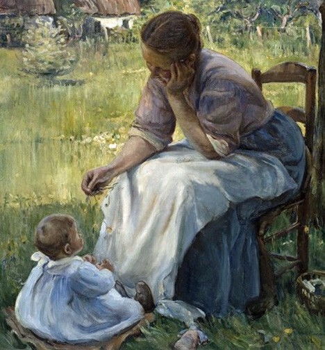 Elizabeth Nourse, “Meditation (Sous les arbres),” 1902, oil on canvas. Sheldon Memorial Art Gallery & Sculpture Garden, Lincoln, Nebraska