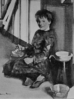 Marion Powers, “Alexina,” ca. 1903, oil on canvas. Illustrated catalogue for 1904 Salon de la Société nationale des Beaux-Arts