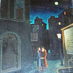 Unknown, Night scene in Paris, 1934, oil on canvas. RH archives Unknown, Night scene in Paris, 1934, oil on canvas. RH archives