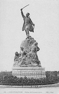 Jean-Baptiste Belloc, monument of General Lamoricière, 1908, Constantine, Algeria. 