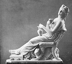 Richard S. Greenough, "Circe," 1882, marble. Metropolitan Museum of Art