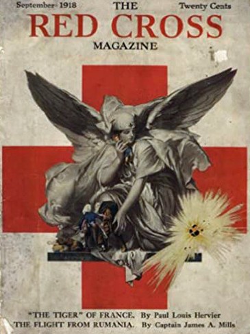 Red Cross Magazine, September 1918, the very magazine being read by the soldier lying under a Red Cross quilt (see Military Hospital)