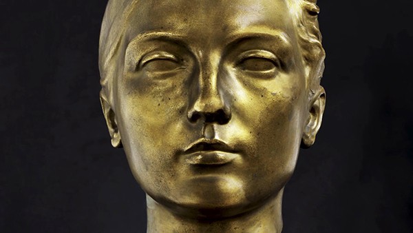 Lucien Schnegg, Portrait-bust of Jane Poupelet, 