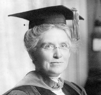 Julia H. Gulilver, 7th president of Rockford College from 1902-1919 (Rockford University Archives)
