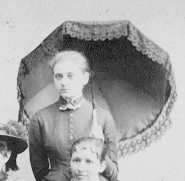 Jane Addams while attending Rockford Female Seminary, 1881 (Courtesy Illinois Digital Archives)