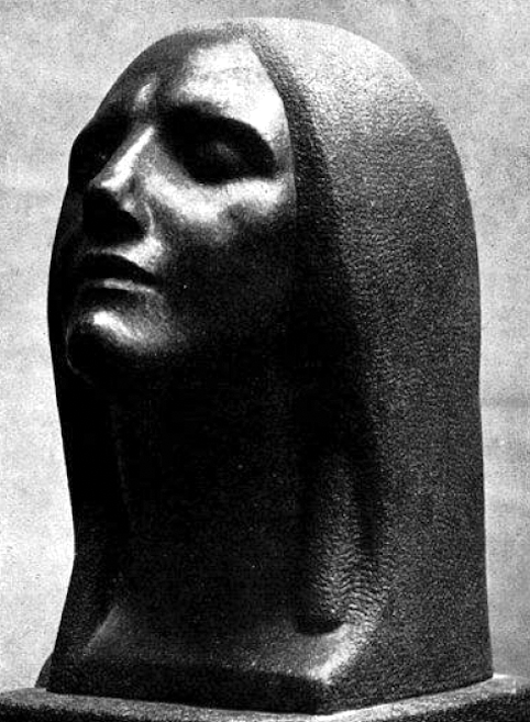 Eugenie Shonnard, Head of a woman, 1920s, bronze. Chassé, 1924
