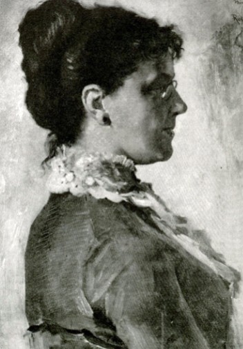 Undated oil portrait of Letta Crapo Smith by fellow Detroit painter Julius Rolshoven. Reprinted in History of the Detroit Society of Women Painters and Sculptors, 1903-1953, 26.