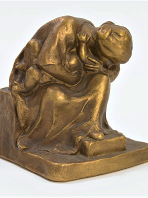 Meta Fuller, "Sorrow," 1934, bronze. Retrieved from WikiArt.
