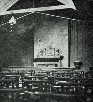 Photograph of the interior of the Chapel, c. 1904. American Cathedral Archives