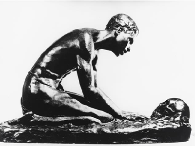 Meta Fuller, "Talking Skull," 1937, bronze. Image retrieved from WikiArt.