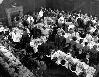 Thanksgiving Dinner. Photograph retrieved from the RH archives.