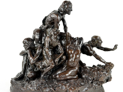 Meta Vaux Warrick Fuller, "The Wretched," 1902, bronze. Maryhill Museum of Art. She exhibited this evocative work at the 1903 Salon de la Société nationale des Beaux-Arts and it was praised by the Chicago Daily Tribune.
